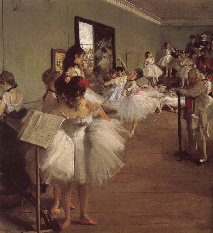 Edgar Degas Dance class oil painting image
